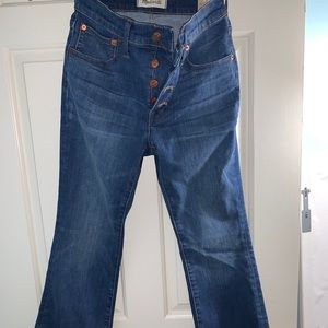 madewell cali demi boot jeans (short and petite)